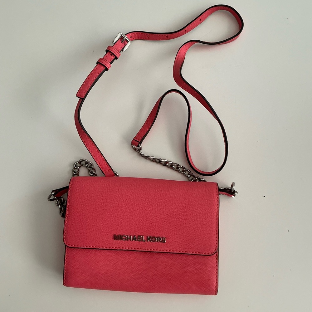 Michael Kors Coral Crossbody Bag